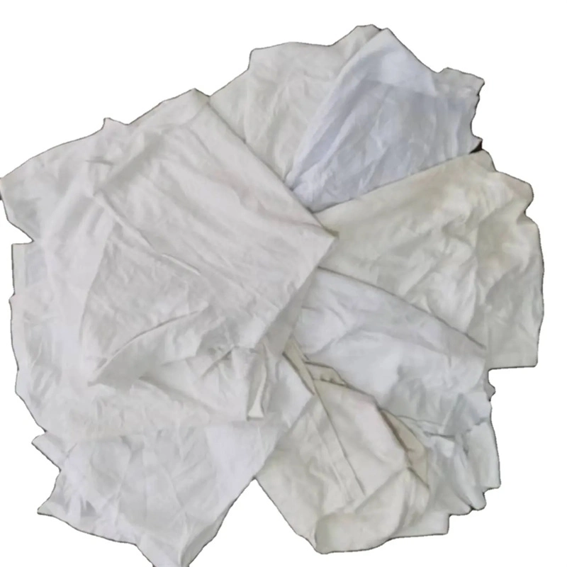 Water &amp; Oil Absorbency Cleaning Cloths White T-Shirt Rags