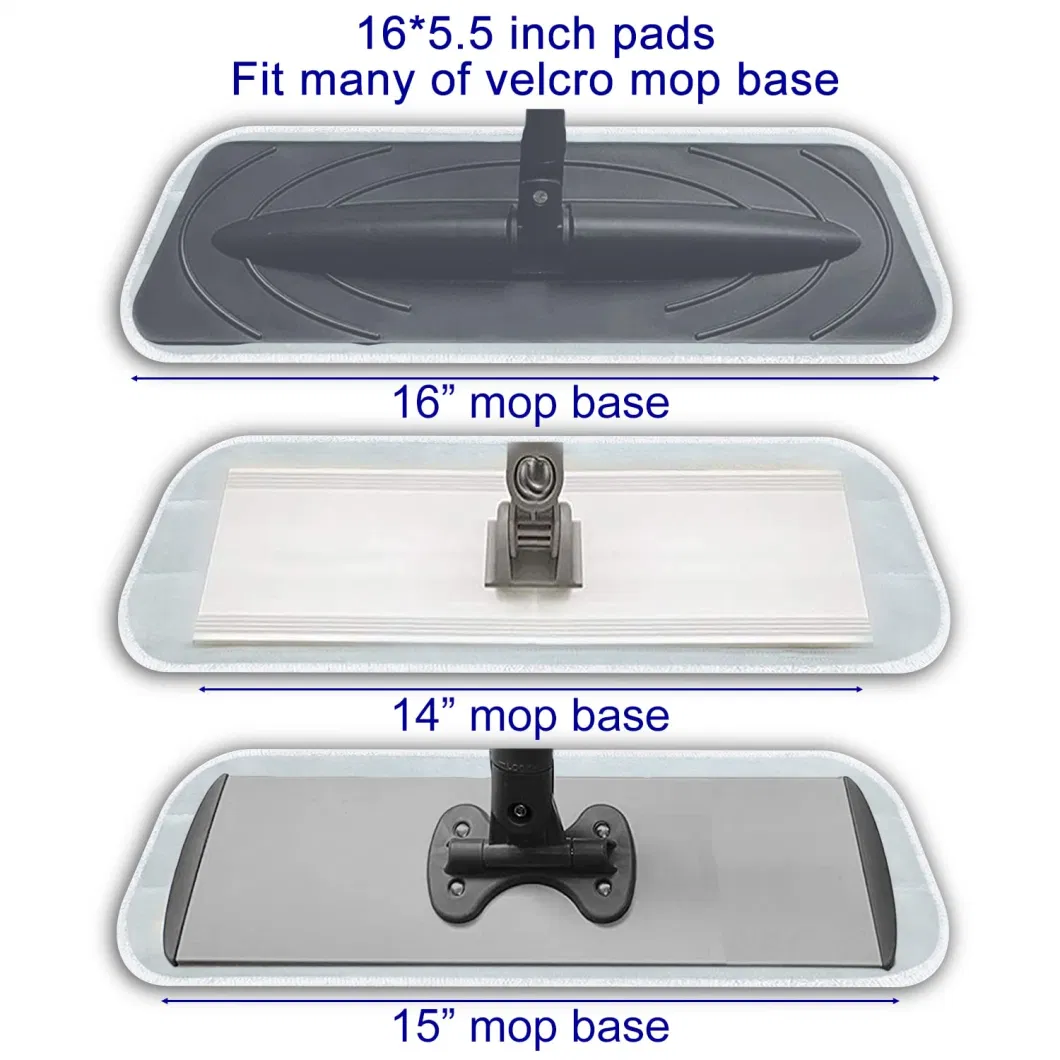 Microfiber Mop Replacement Heads for Wet Dry Floor Cleaning Microfiber Pad