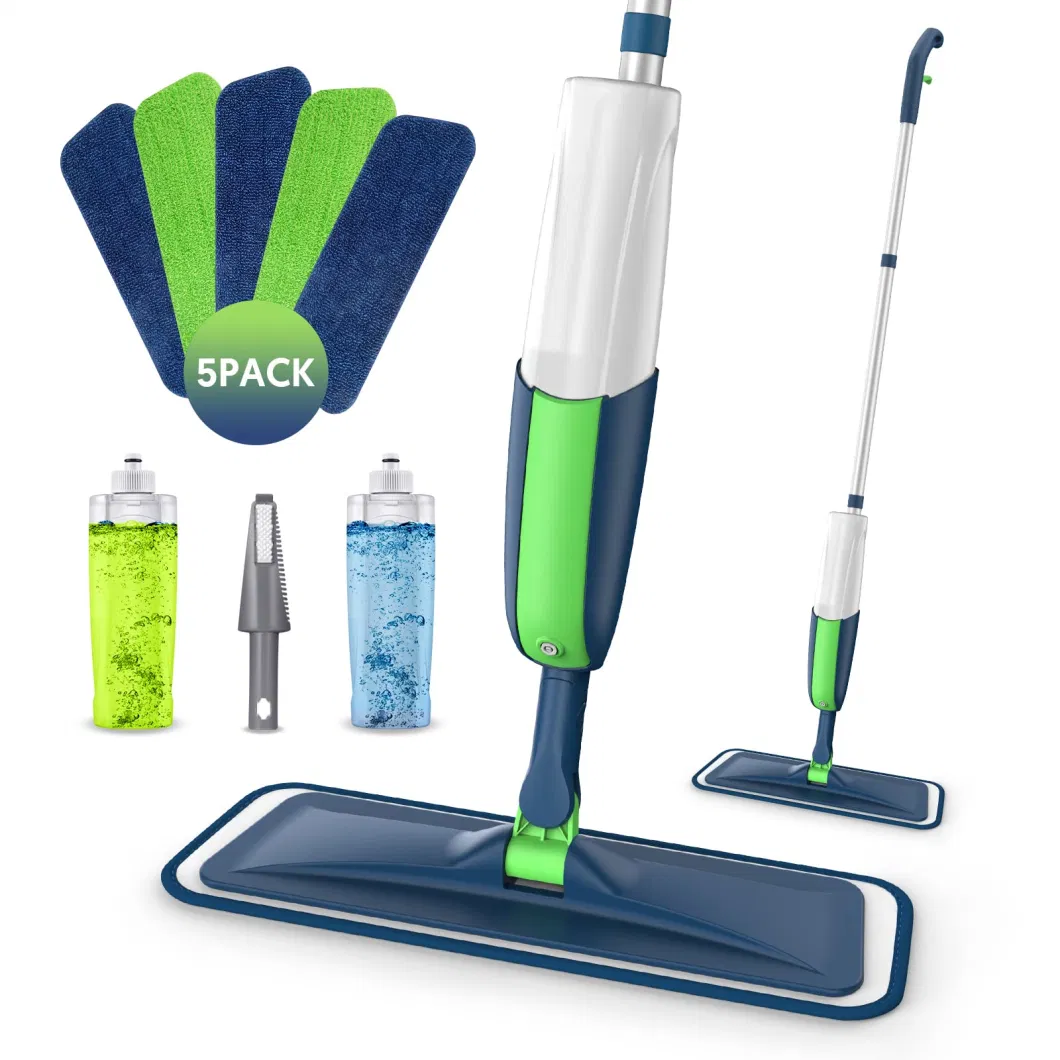 Refillable Bottles Microfiber Floor Mops Floor Cleaning Spray Mops