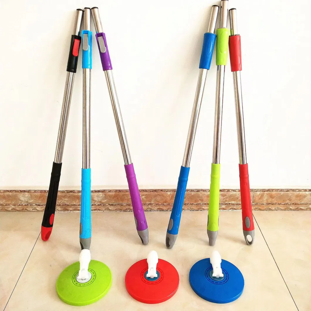 Spin Mop Rod Pole Replacement for Floor 360 Degrees Rotating Floor Mop Pole No Foot Pedal Version Ploe Cleaning Tool