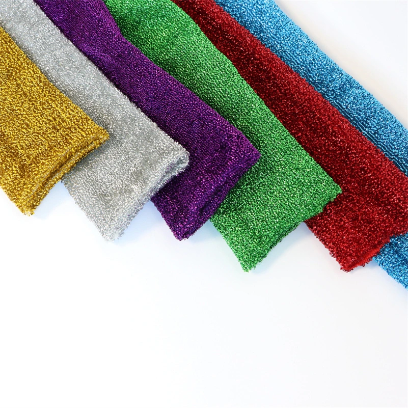 Silver Scouring Pad Roll Material Sponge Scrubber Cleaning Cloth