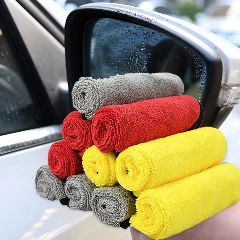 Microfiber Towel Microfiber Cleaning Cloth Shop Towel Wiping Rags Car Wash Cloth