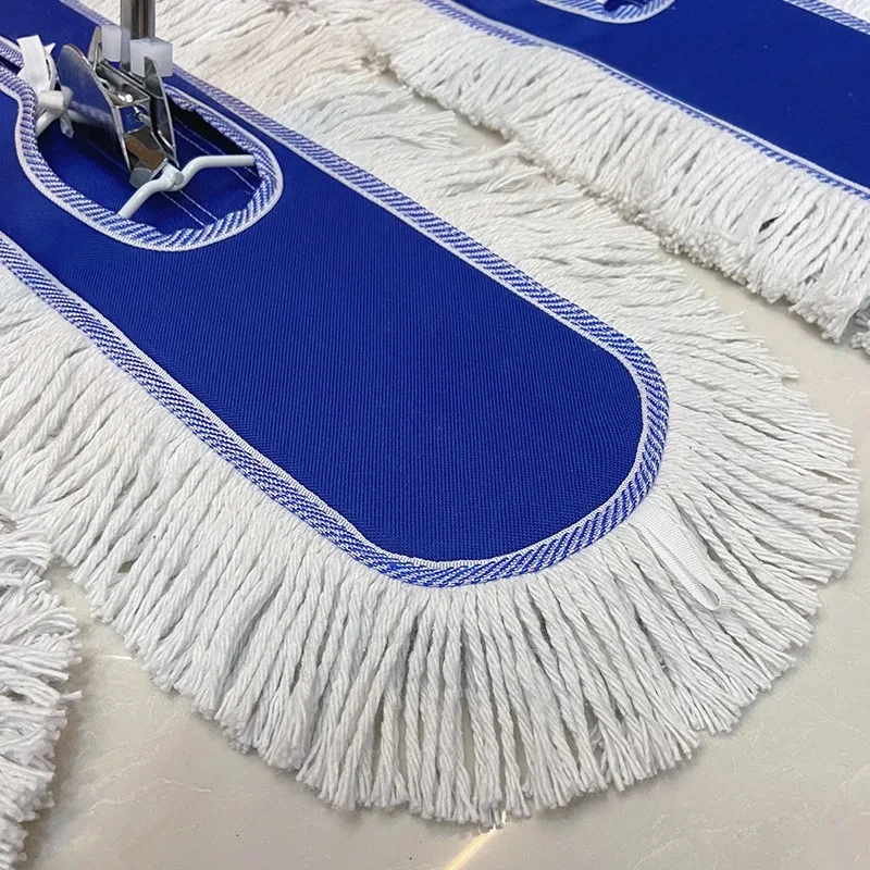Long Handle Water Absorbing Detachable Microfiber Mop Pads Chenille Head Replacement Dry Floor Cleaning Flat Mops