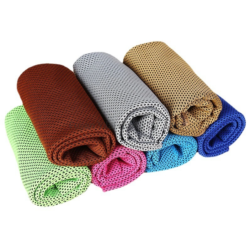 Cool Microfiber Ice Cooling Microfibre Towel for Sports, Workout, Fitness, Gym, Yoga, Pilates, Travel Towel