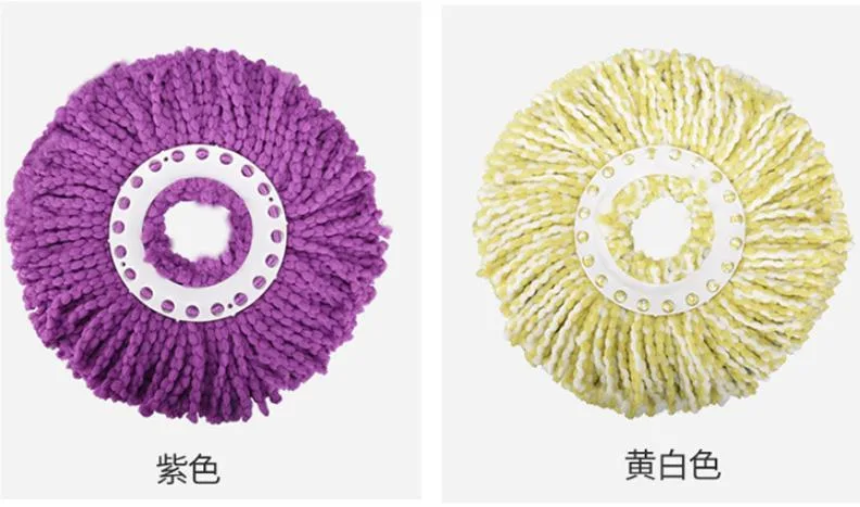 Round Spin Mop Head Microfiber Mop Head Replacement