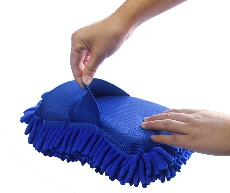 Microfiber Chenille Car Wash Applicator Wax Pad