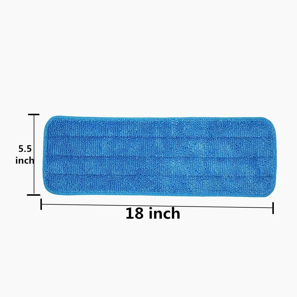 45*14cm Microfiber Mop Pad for Wet Dry Mops Floor Cleaning Pads Reusable Compatible with Bona Floor Care System
