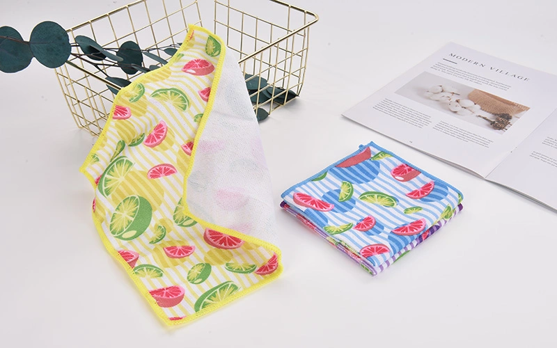 Hot Sale Cleaning Dust Wiping Printed Microfiber Cloth From China Factory