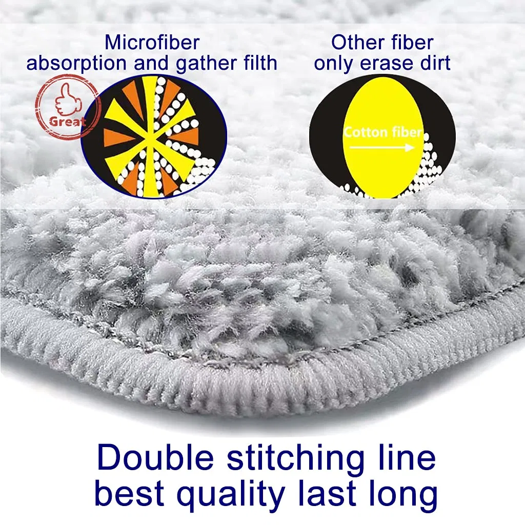 Microfiber Mop Replacement Heads for Wet Dry Floor Cleaning Microfiber Pad