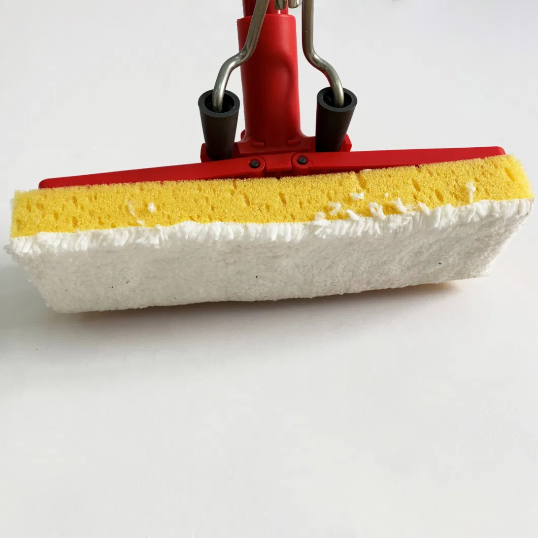 Wholesale Price Super Absorbent Sponge Head Telescopic Handle Floor Mop for Bathroom Sponge Mop