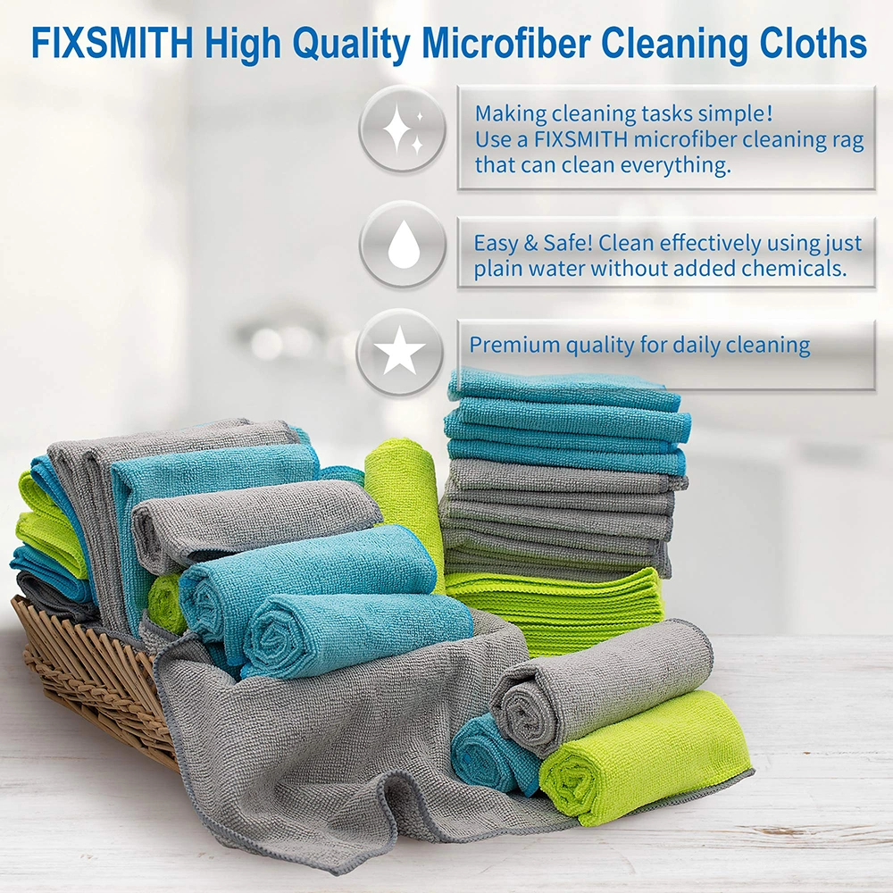 Lint-Free Streak-Free Cleaning Cloths Microfiber Cleaning Cloth Microfiber Towel Microfibercar Towel