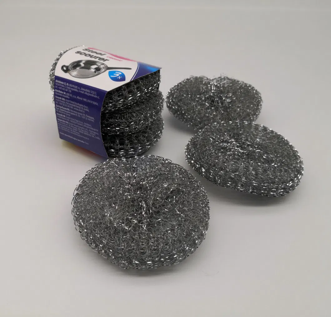 Steel Wool Cleaning Pads with Soap &amp; Soap Steel Wool Pad
