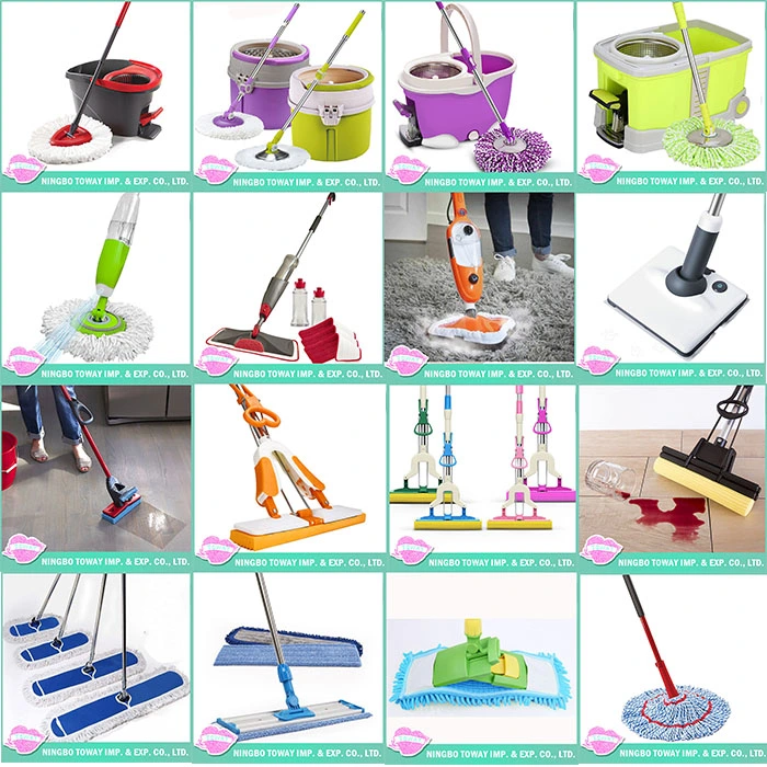 Large Size Microfiber Floor Cleaning Flat Industrial Mop