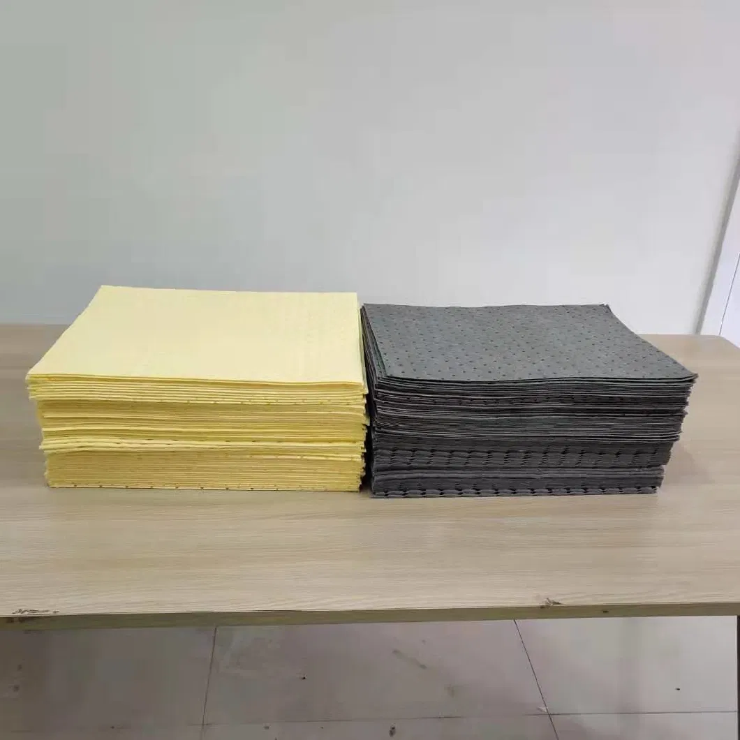 Wholesale High Absorbency for Cleaning Oil Laboratory Industrial Dimpled Universal/Gerneral Absorbent Pads