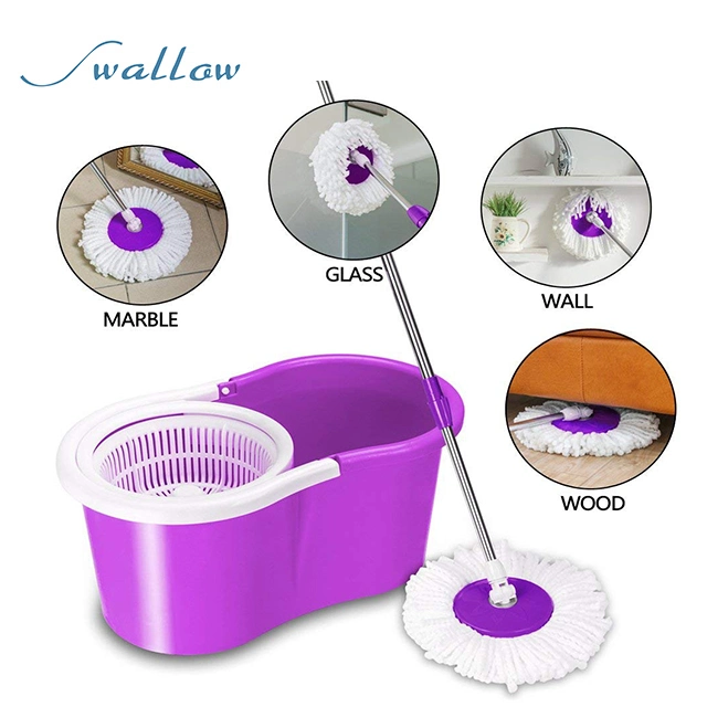 Spin Mop Cleaning System with Bucket