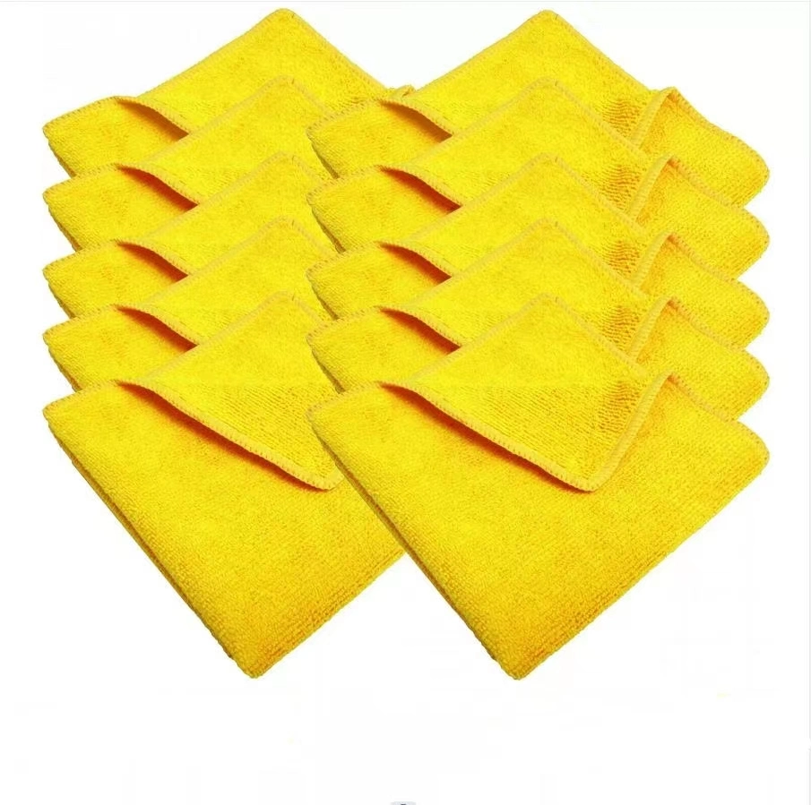 380GSM 40*40cm Microfiber Cleaning Cloth High and Low Hair Car Clean