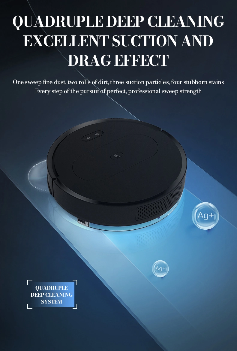 Intelligent Sweeping Robot Upgrade WiFi Remote Control Sweep Suction Drag Machine Automatic Recharge