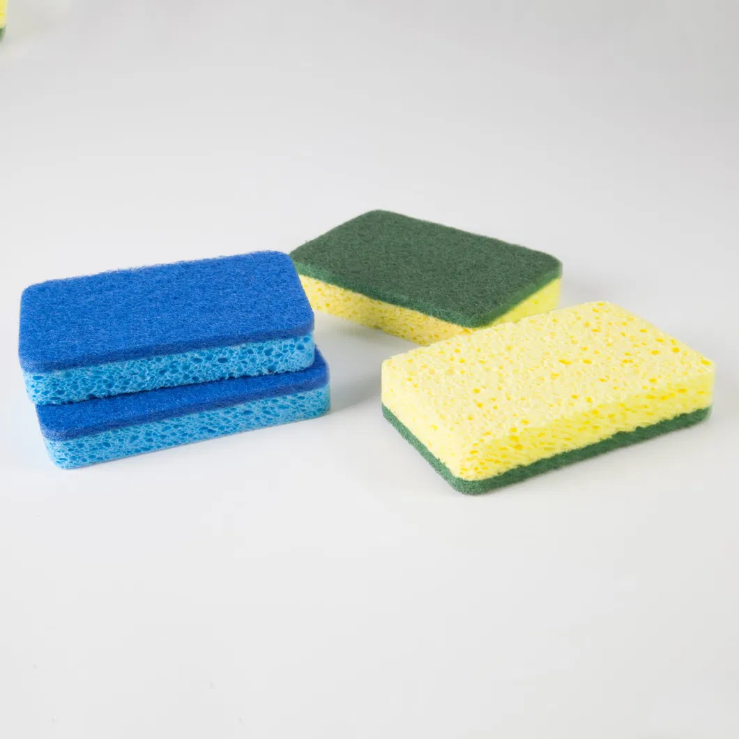 Cellulose Sponge Scourer &amp; Cellulose Kitchen Sponge Pad