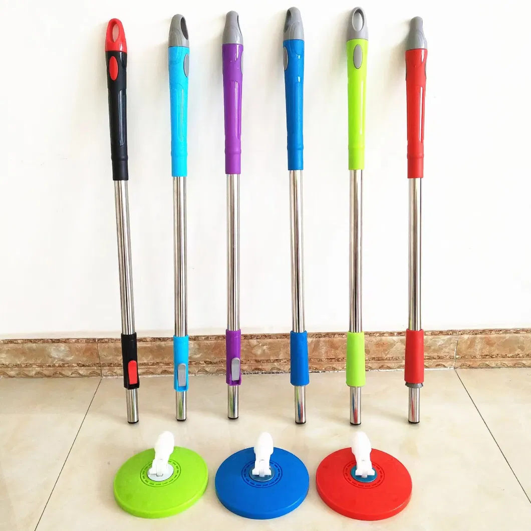 Spin Mop Rod Pole Replacement for Floor 360 Degrees Rotating Floor Mop Pole No Foot Pedal Version Ploe Cleaning Tool