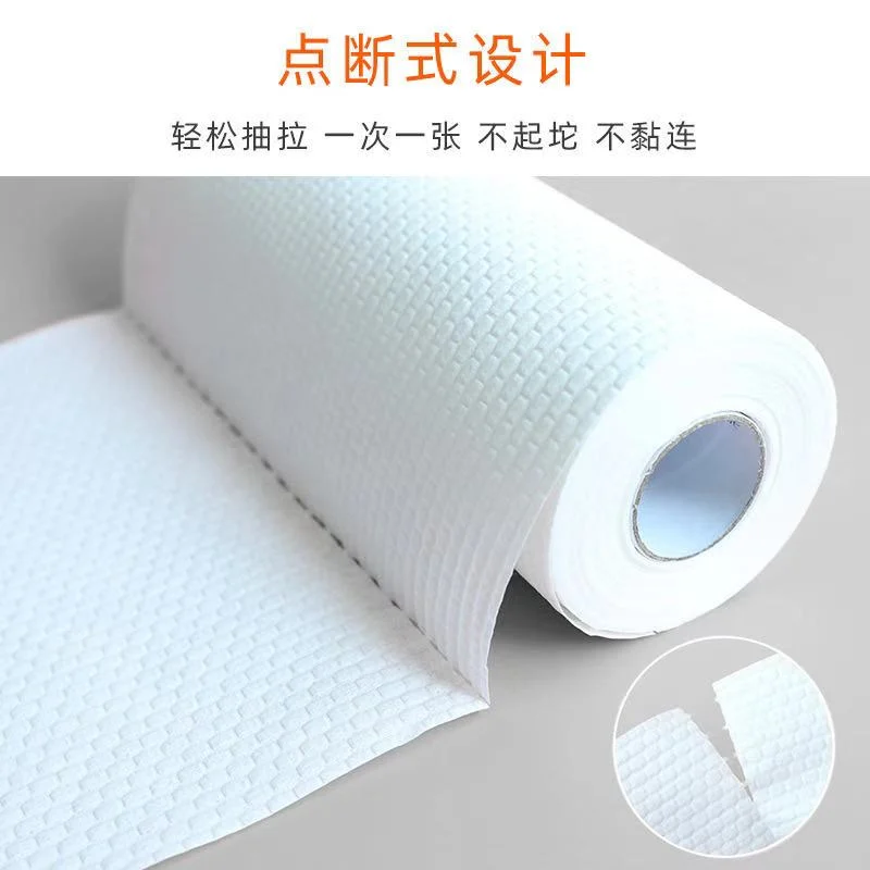 100% Organic 50 PCS Disposable Non-Woven Lazy Rag for Kitchen Cleaning