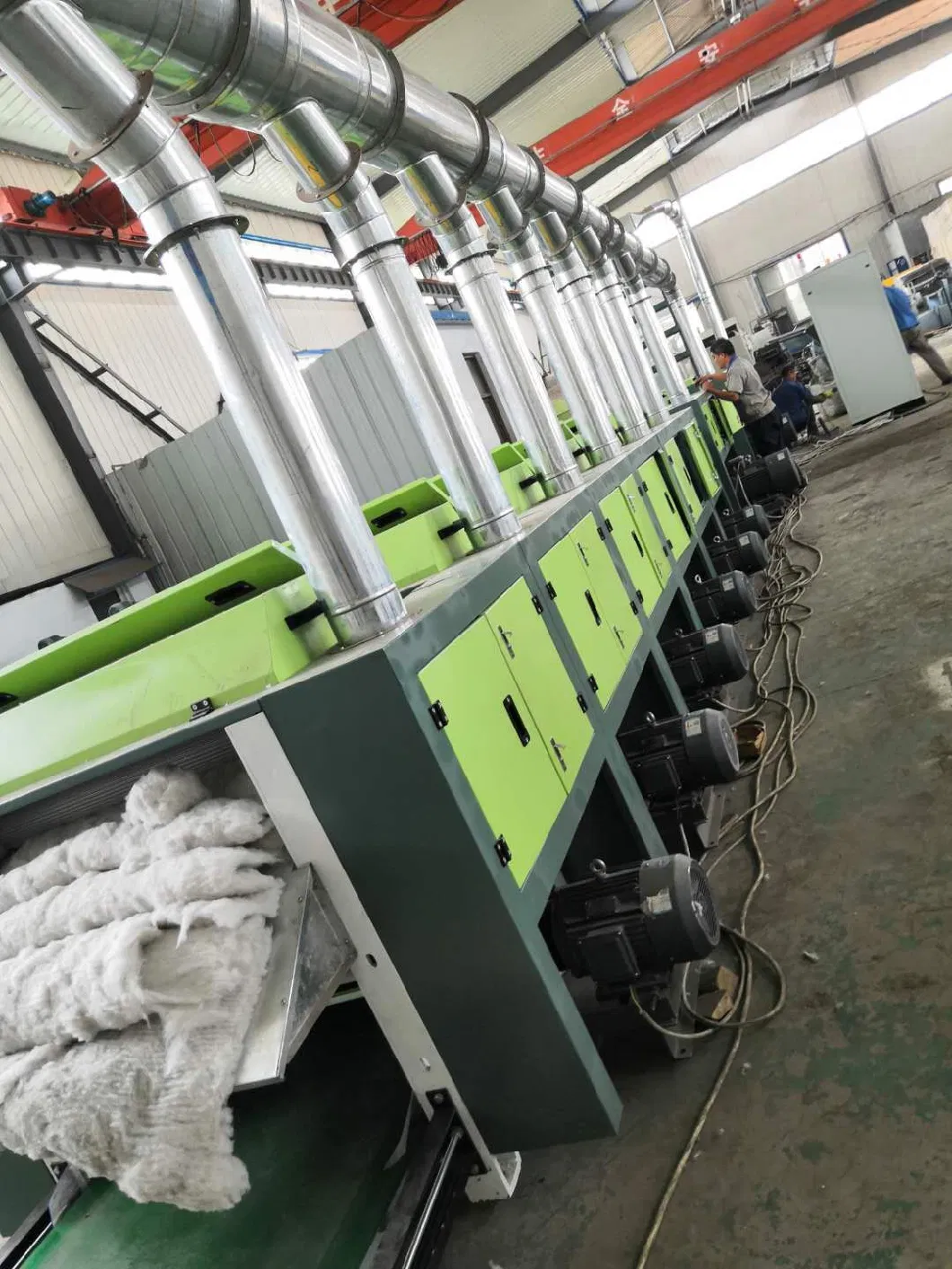 Machine Mop, Mop Machinery, Recycling Machine, Textil Recycling Machine, Pet Fiber Recycling Machine, Mop Head, Machinery to White Cotton Mop Head,