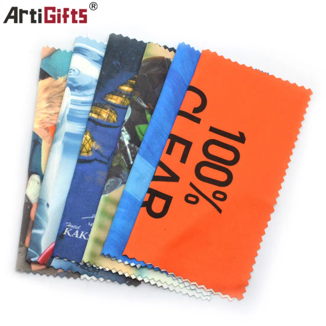Hot Sale Microfiber Cleaning Clothes with Cmyk Printing