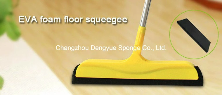 Close Cell Speed up Floor Drying Scrub Tough Stains Floor Squeegee Head Foam