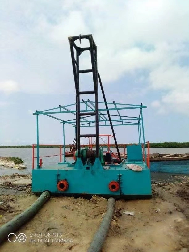 Jet Sand Dredging Platform with Diesel Engine Sand Pump Set with Sand Dredging Hose and Pipeline