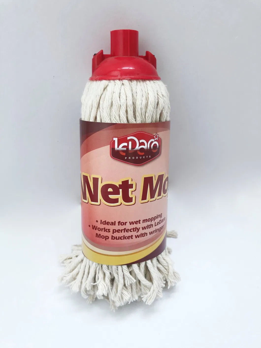 Wholesales Price Cotton Mop Natural White Mop Head 200 Grams In70% Cotton&30% Polyester Cotton Yarn 12ply for All Floor Cleaning