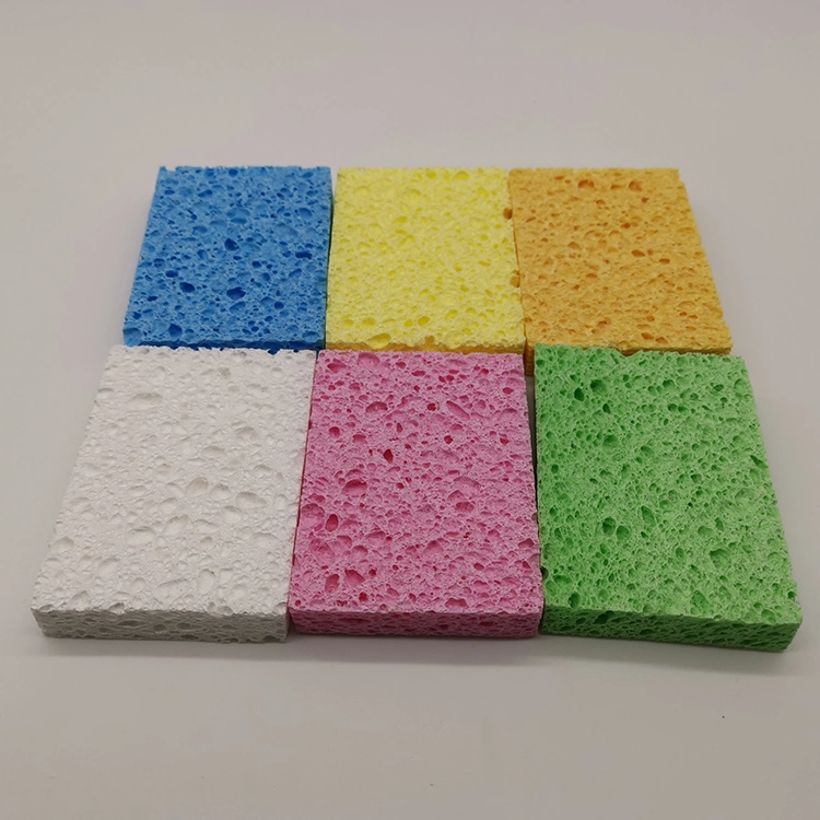 Triangular Vegetable Compressed Cellulose Bath Sponge Cloth