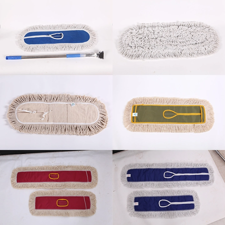 Super Long Size Flat Dust Cotton Mop Head Replace Pads