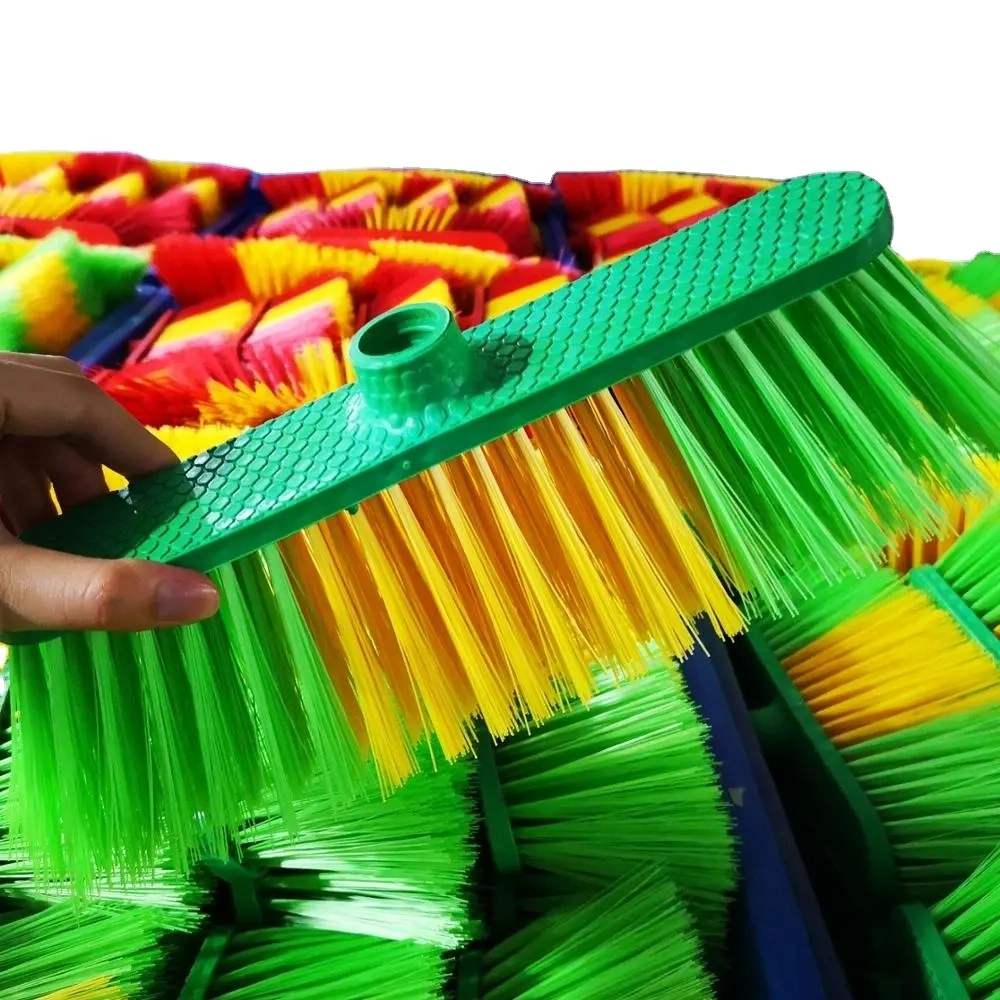 Wholesale Manufacturer Sweeping Brush Broom Escobas Plastic Broom Head