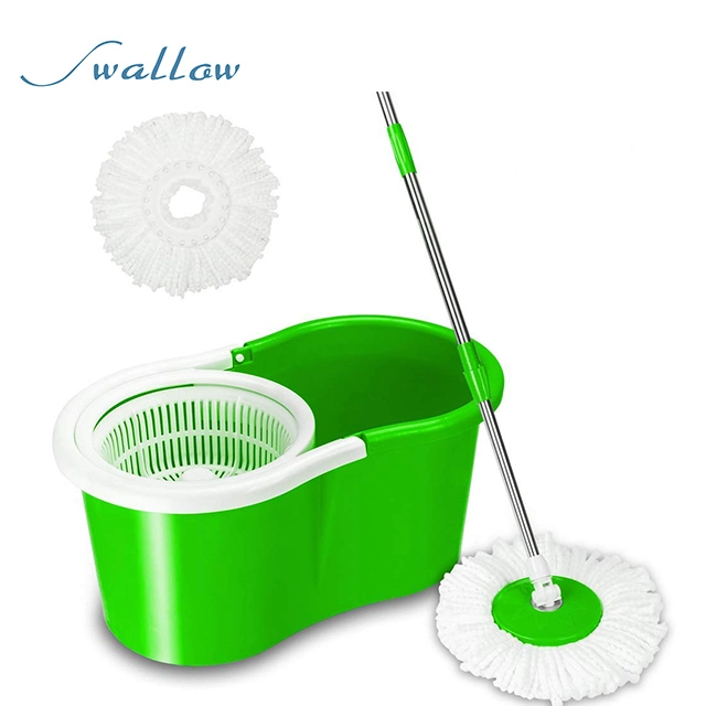 Spin Mop Cleaning System with Bucket