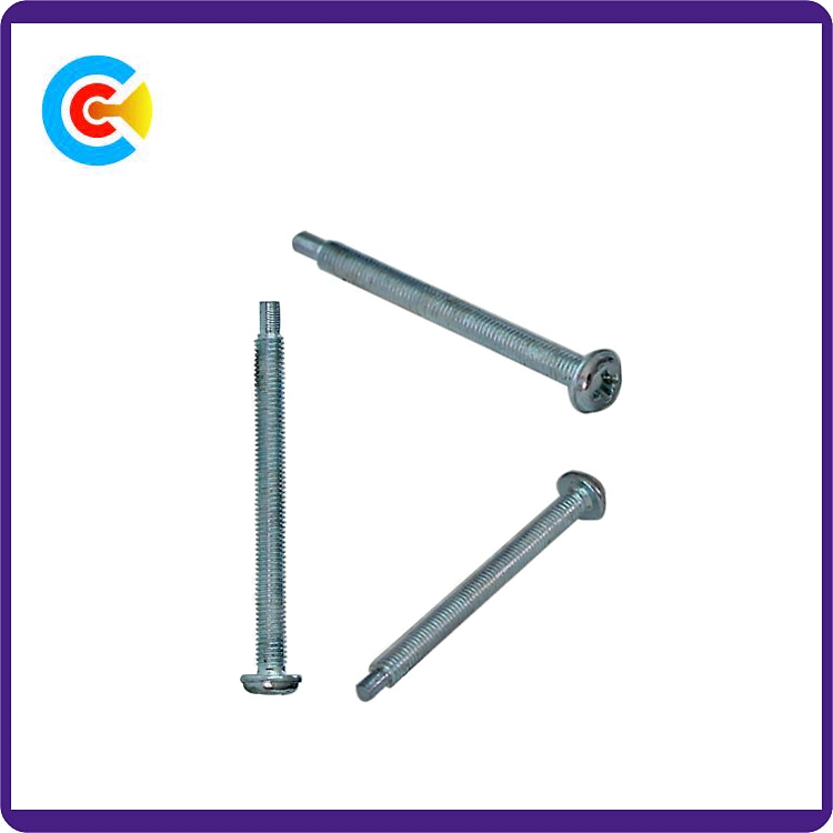 DIN/ANSI/BS/JIS Carbon-Steel/Stainless-Steel Hand Twist Non-Standard Cross Plate Head Screw