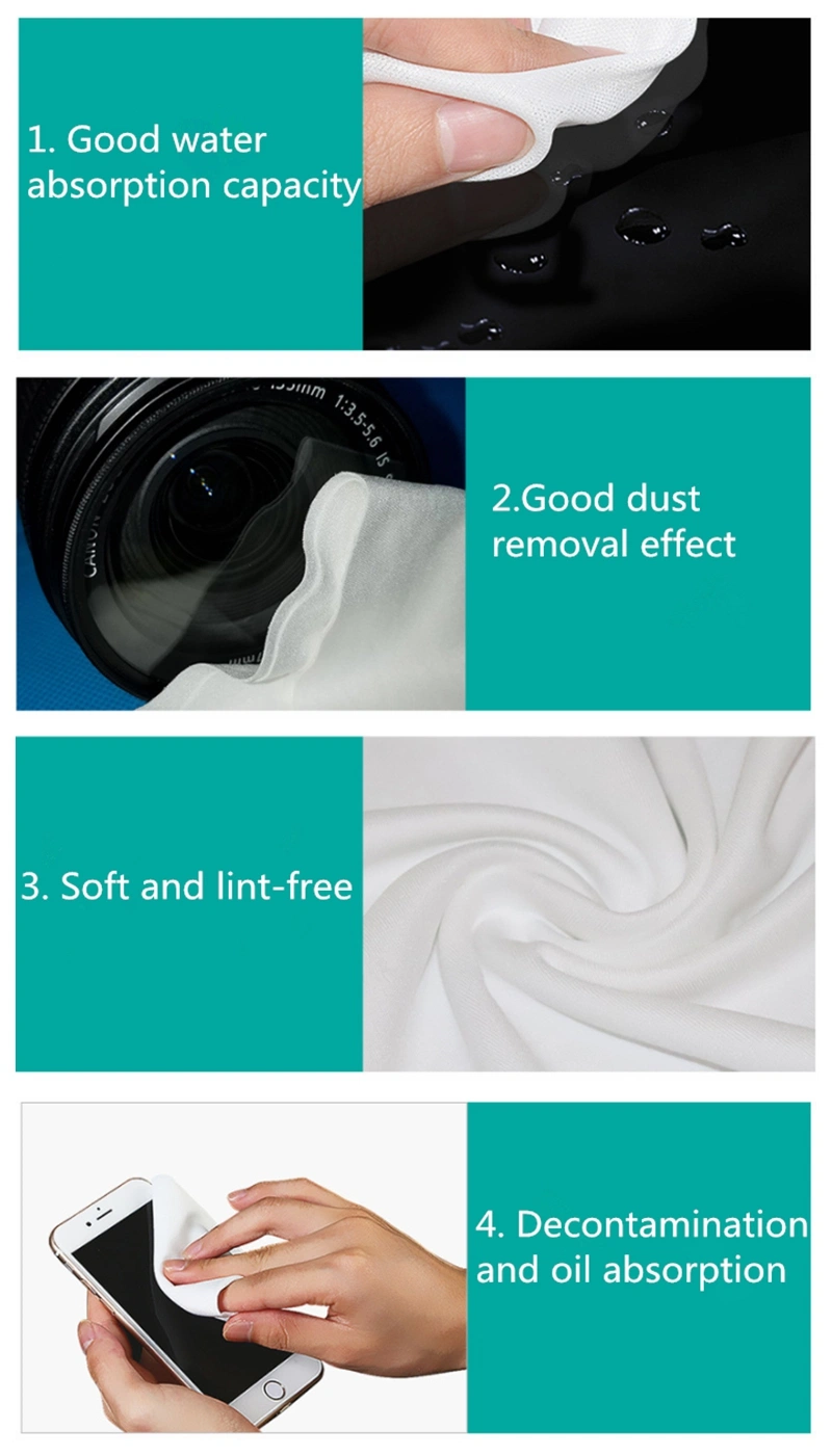 Disposable Microfiber Cleanroom Wiper Cloth