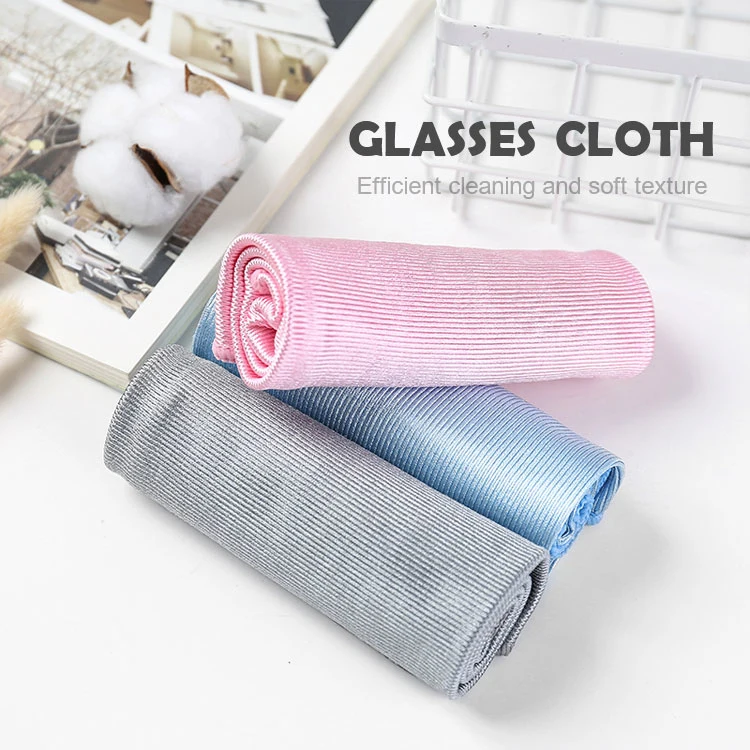 Ready Stock Soft Microfiber Cleaning Towel Absorbable Glass Kitchen Cleaning Cloth