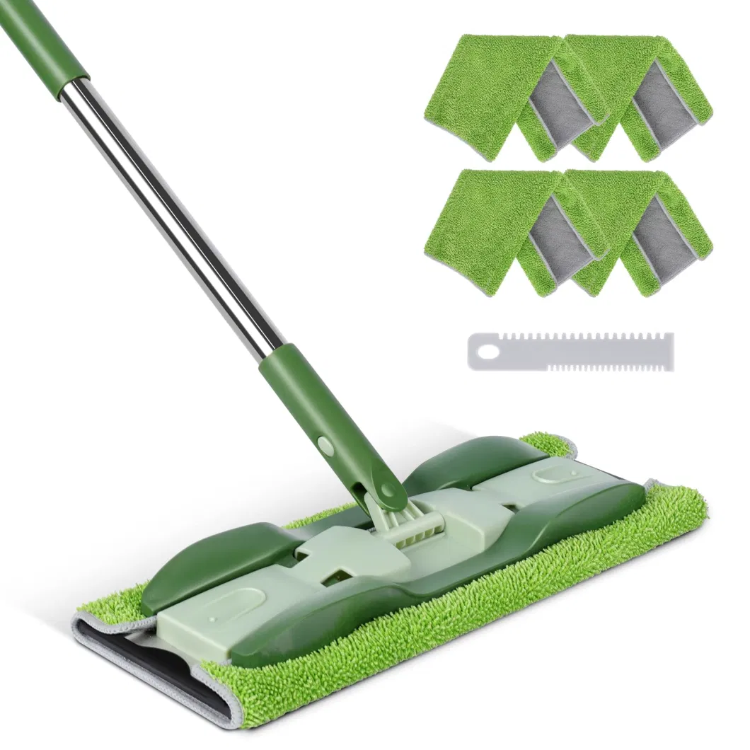 Washable Pads Household Wet Dust Floor Cleaning Microfiber Flat Mop