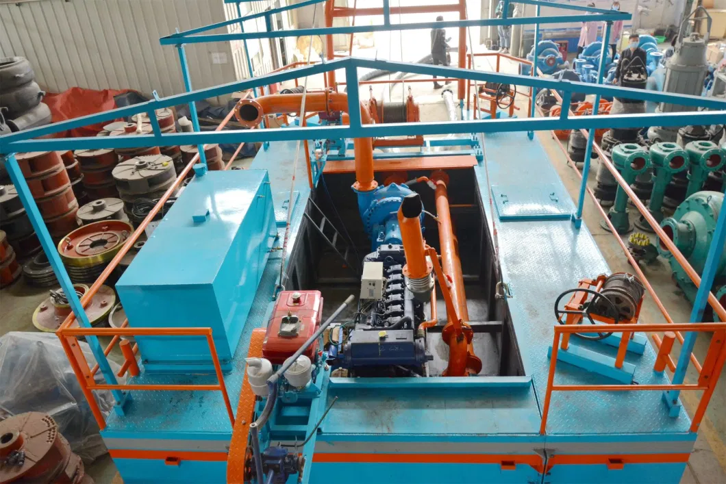 Best Selling Jet Suction Sand Dredger Floating Production Platform for Sand Mining