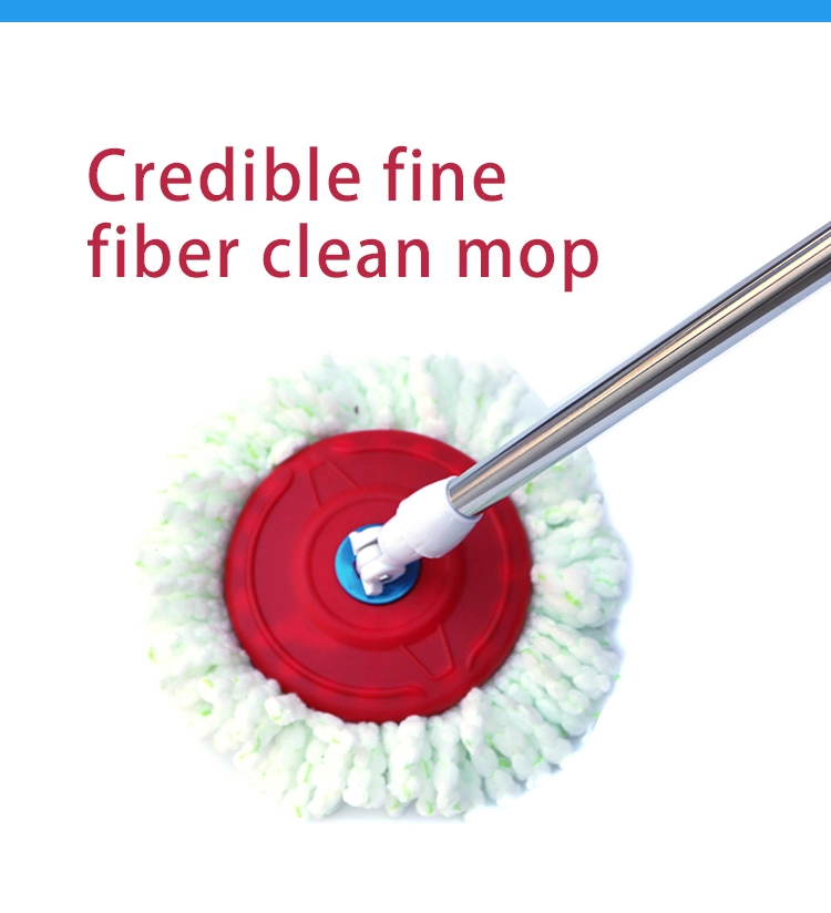 360 Spin Wash Mops with Bucket Magic Spin Microfiber Flat Mop Twisted Pole Mop