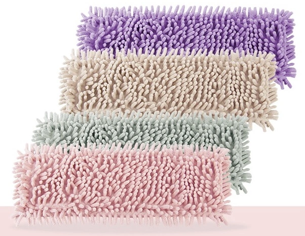 Colorful Chenille Mop Cloth Clean Cleaning Soft Microfiber Mop Head Pads