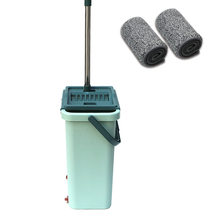 Dirty Water Separation Flat Mop 360 Microfiber Mop Head with Bucket Set