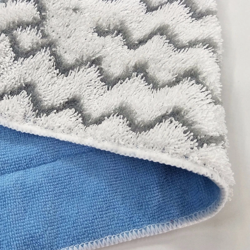 Durable 44cm Cleaning Cloth Microfiber Coral Fleece Velvet Mop Pad