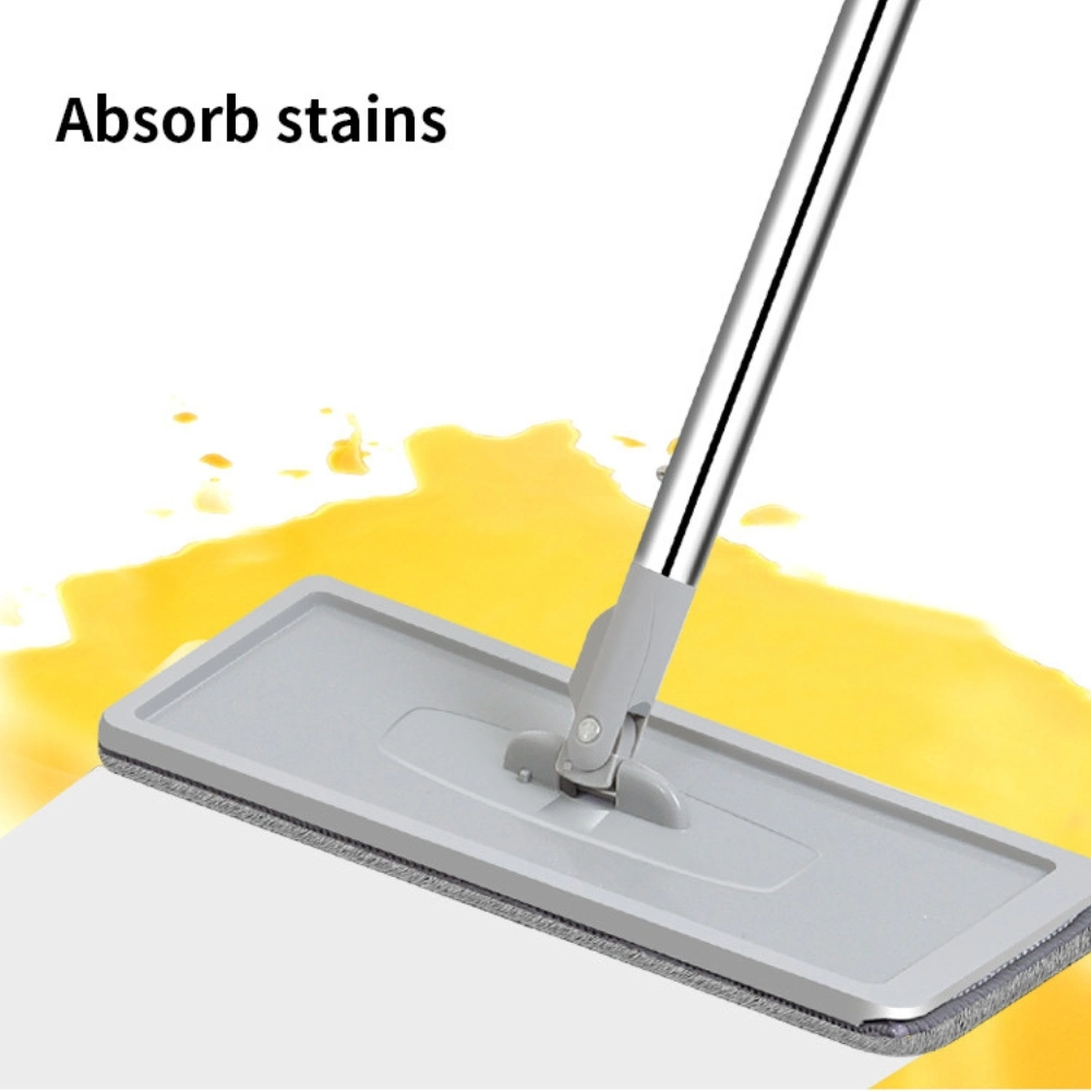 Reusable Microfiber Flat Mop with Bucket Pads Ci23769