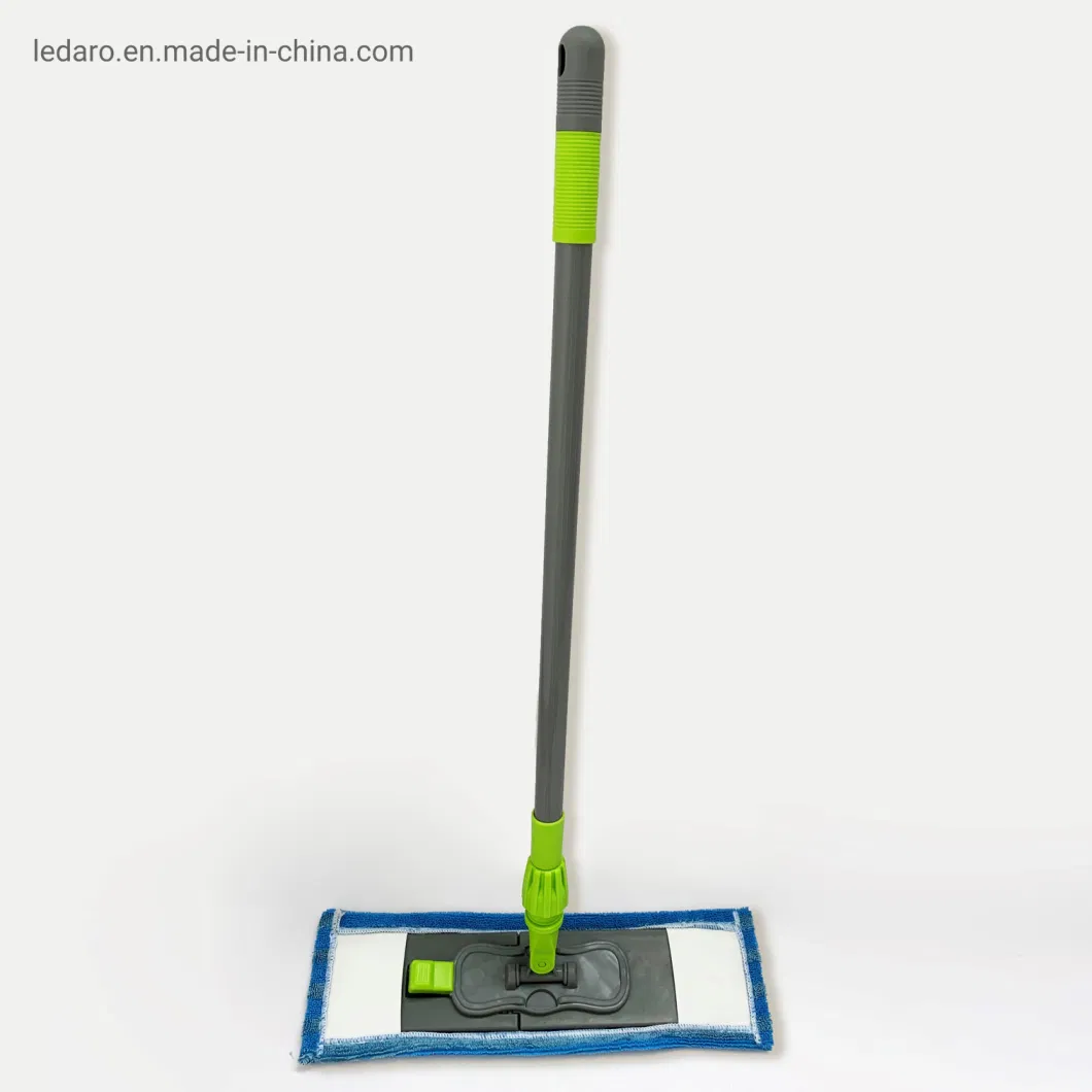Wholesales Price Flat Mop with Microfiber Cleaning Reusable Refull and Stainless Steel Telescopic Handle for Home Office Dry Floor