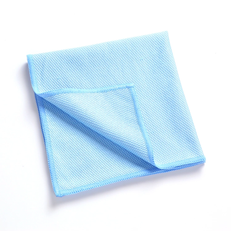 Lint Free The Square Shape Kitchen Cleaning Fish Scale Rags Microfiber Towel
