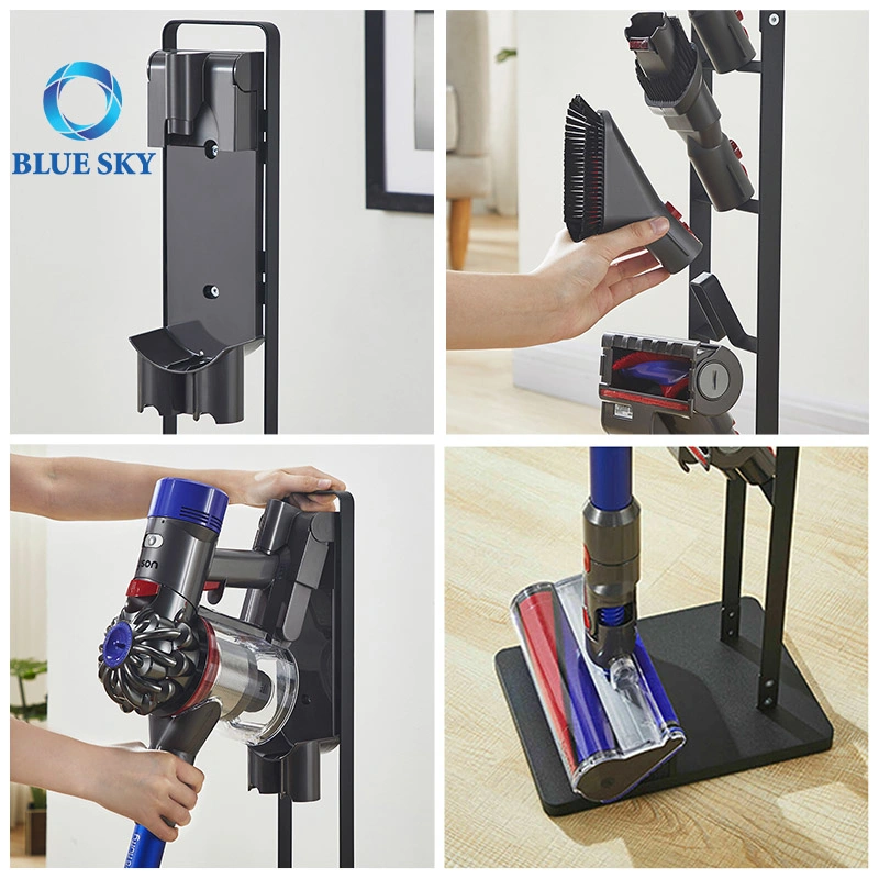 Vacuum Stand Freestanding Stable Metal Storage Bracket Stand Holder Fit for Dysons V6 V7 V8 V10 V11 V12 V15 Vacuum Cleaner