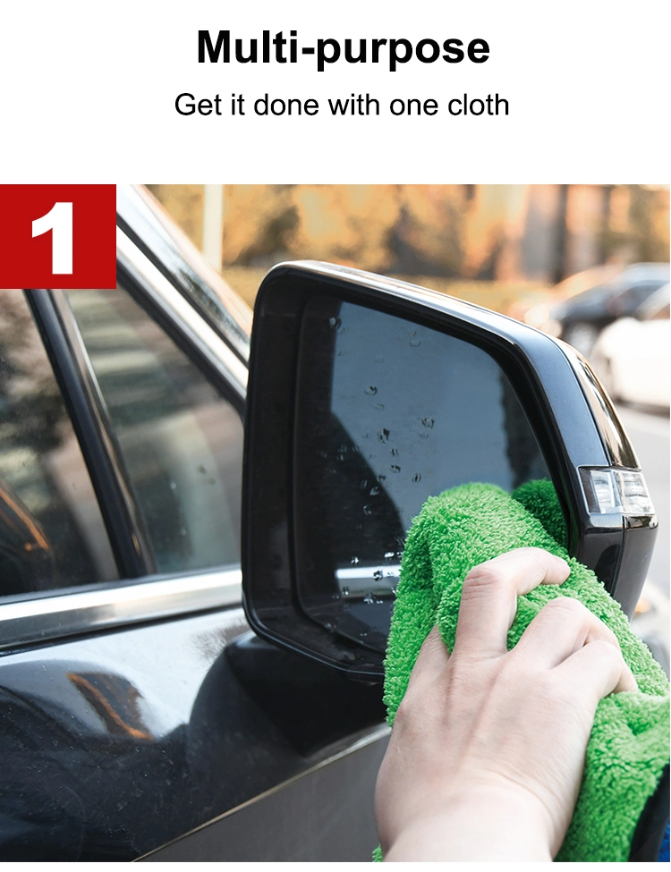 Reusable Super Absorbent Ultra Soft Microfiber Coral Fleece Car Clothes Towels