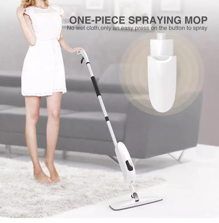 2in1 Water Spray &amp; Broom Magic Mop Wooden Floor Flat Mops Home Cleaning Tool Household with Microfiber Pads Lazy Mop Swallow