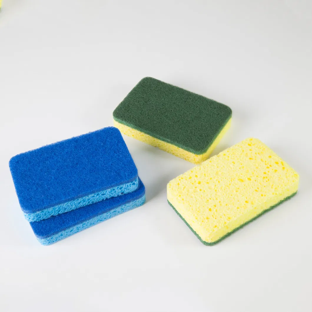 Cellulose Sponge Scourer &amp; Cellulose Kitchen Sponge Pad