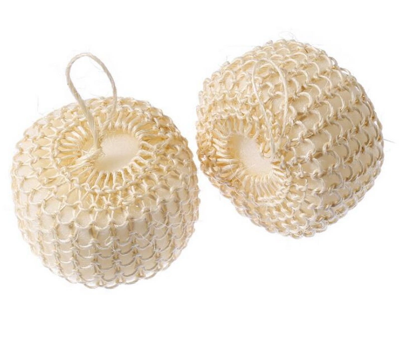 Eco-Friendly Sisal Hemp Shower Cleaning Exfoliating Ball Natural Sisal Bath Ball